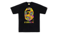 BAPE Marbling By Bathing Ape Tee Black 1J80 110 023 BLACK