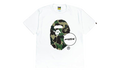 BAPE Hypefest Ape Head Logo Short Sleeve T-Shirt White - Keychain Set BHTAKS